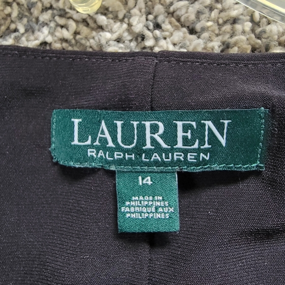 Ralph Lauren Women's Cold Shoulder Jersey A-Line Dress Size 14 - Picture 3 of 5